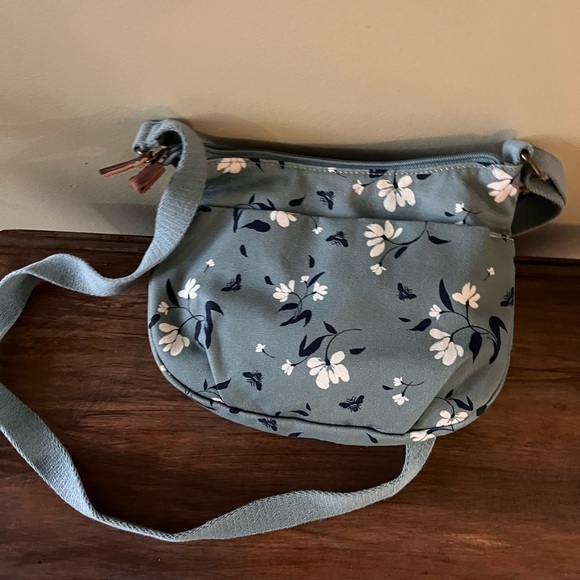 Cath Kidston Blue Floral Crossbody Bag - Picture 4 of 4